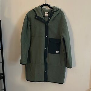 The North Face Green Hooded Coat